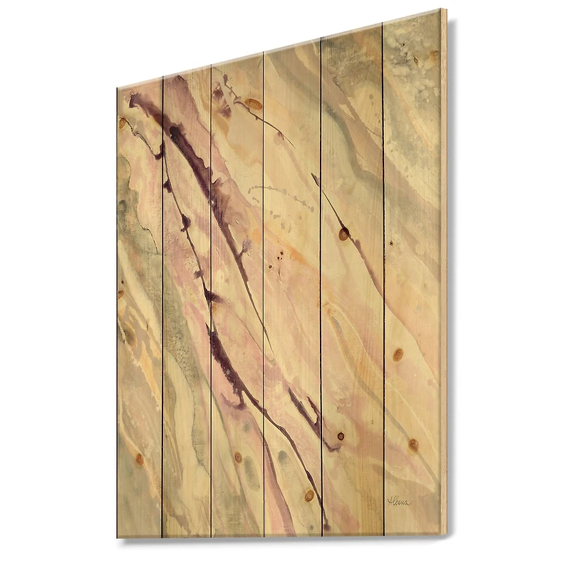 Designart - Shaby Pink Marble