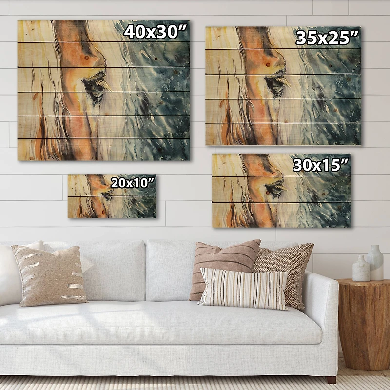 Designart - Close-Up of A Beautiful Horses Eye II