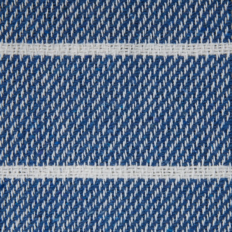 DII® French Blue & White Thin Stripe Throw