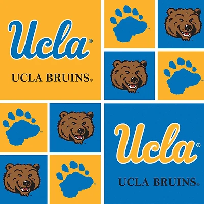 NCAA UCLA Bruins Block Cotton Fabric