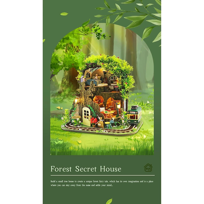 Sparkly Selections Secret Forest House DIY Miniature Kit