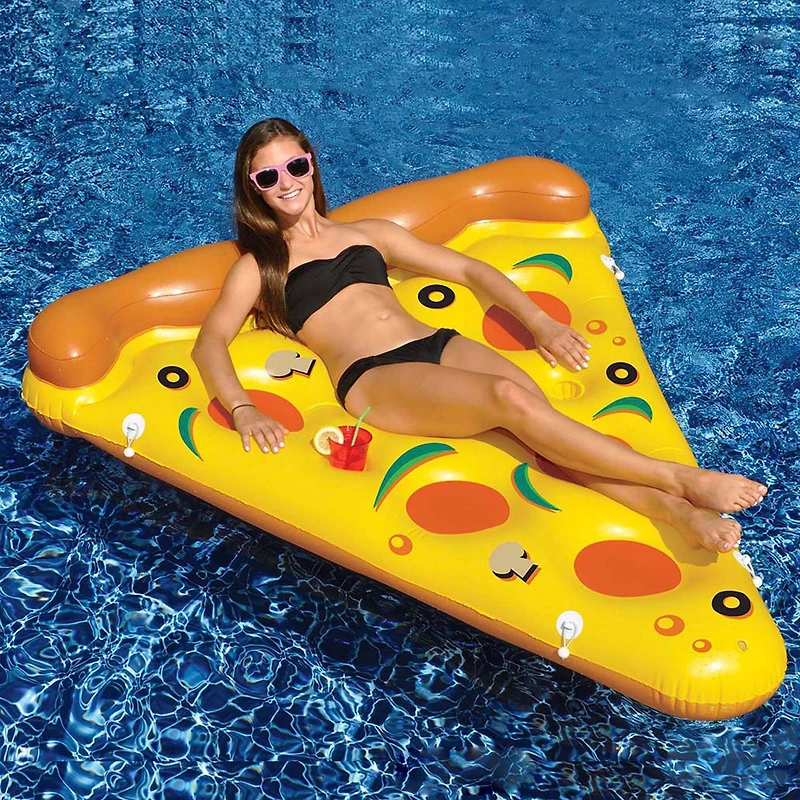 6ft. Inflatable Pizza Slice Swimming Pool Float