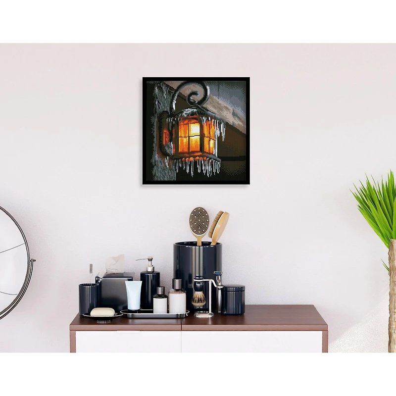 Diamond Dotz® Intermediate Frosty Light Pre-Framed Diamond Painting Kit