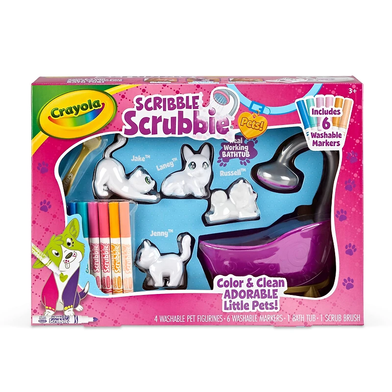 Crayola® Scribble Scrubbie Pets Purple Tub Playset