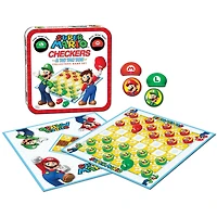 USAopoly™ Super Mario™ Checkers & Tic Tac Toe Collector's Game Set