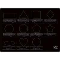 The Pencil Grip 2-Sided Numbers & Shapes Activity Playmats, 6ct.