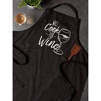 DII® Will Cook For Wine Chef Apron