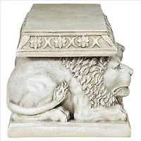 Design Toscano 15" Grand Lion of St. John's Square Sculptural Bench