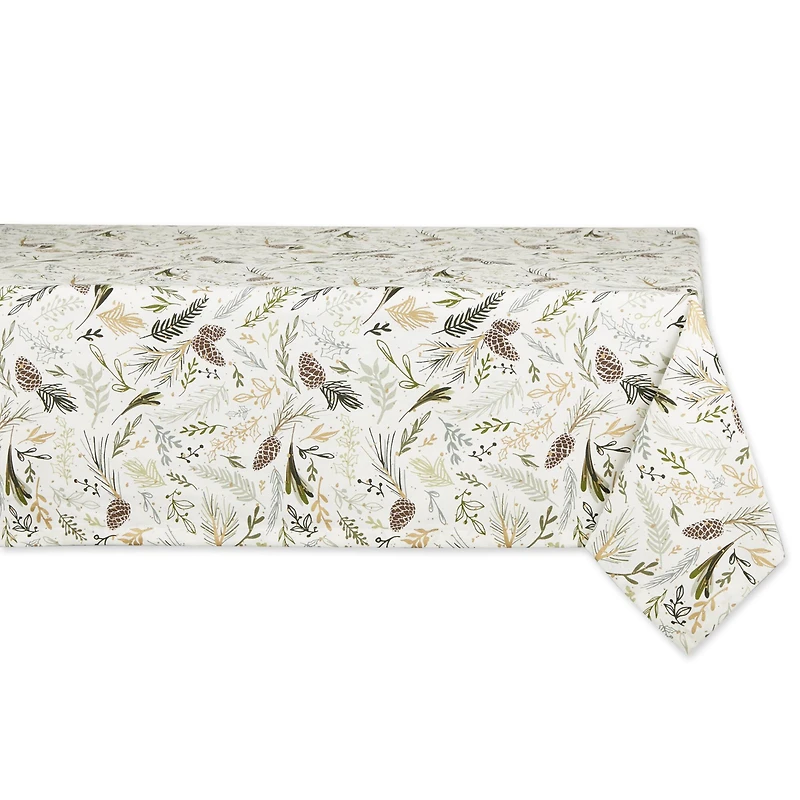 Sparkle Sprigs Printed Tablecloth, 52" x 52"