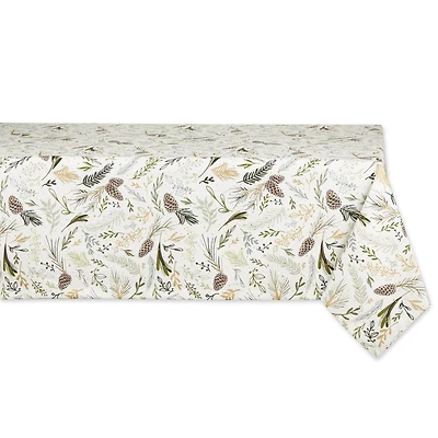 Sparkle Sprigs Printed Tablecloth, 52" x 52"