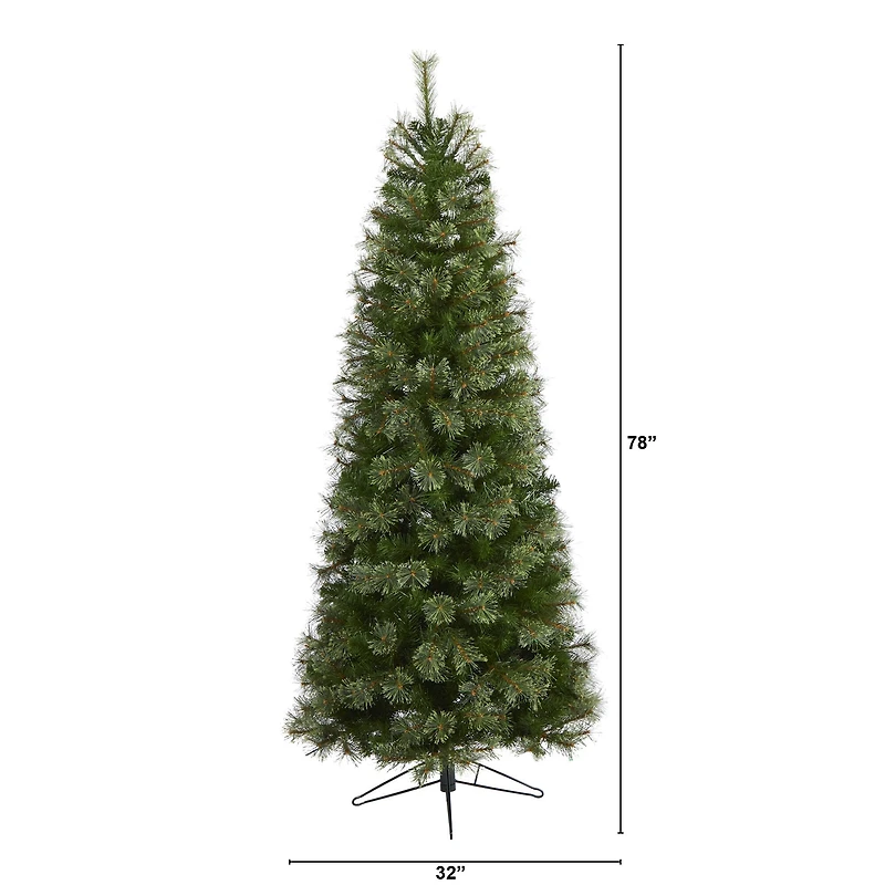 6.5ft. Unlit Cashmere Slim Artificial Christmas Tree