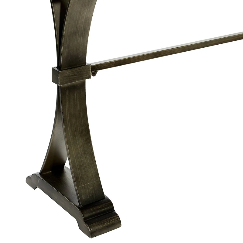 Brown Industrial Wood Console Table, 31" x 51"