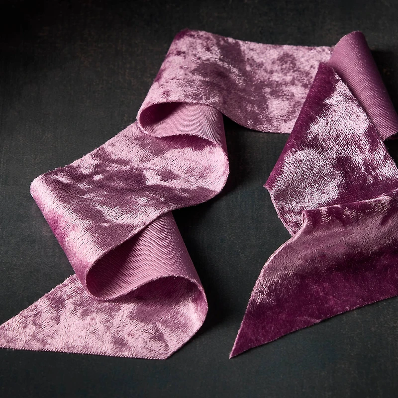 2" x 3yd. Wrinkled Velvet Ribbon by Celebrate It™ Classic