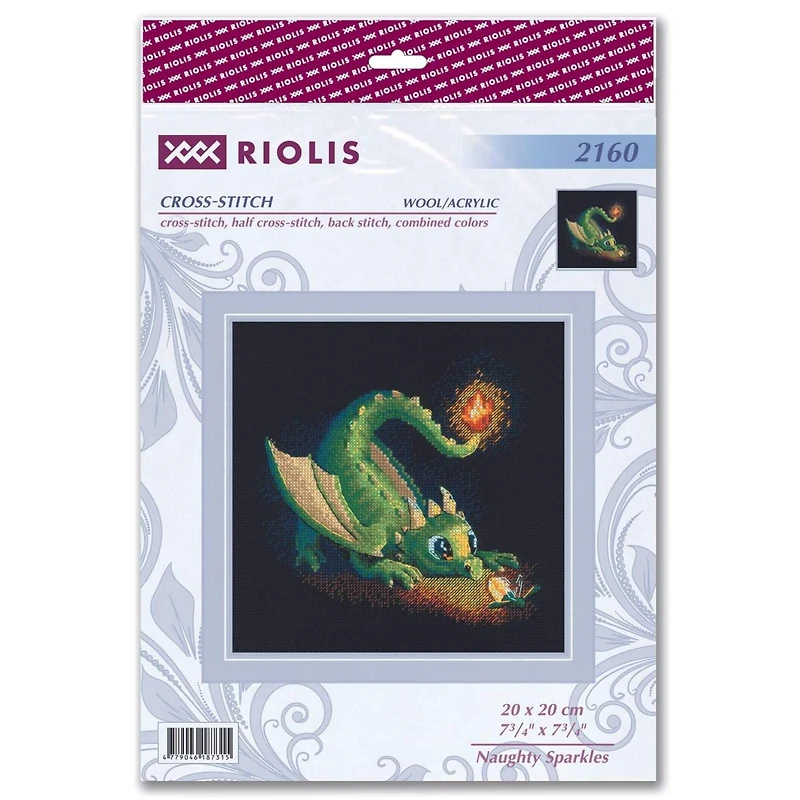 RIOLIS Naughty Sparkles Counted Cross Stitch Kit 