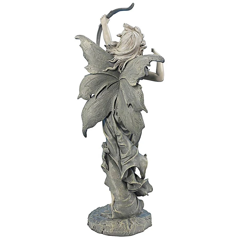 Design Toscano 22.5" Medium Rhiannon the Archer Garden Fairy Statue