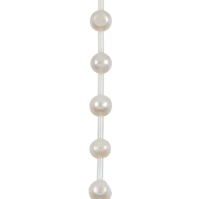 White Potato Freshwater Pearl Beads by Bead Landing™