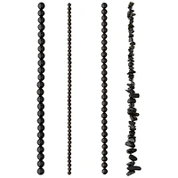 Black Obsidian Beads Value Pack by Bead Landing™