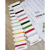 Luca-S Christmas Gnomes Plastic Canvas Counted Cross Stitch Kit