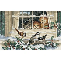 Dimensions® Three Bird Watchers Counted Cross Stitch Kit