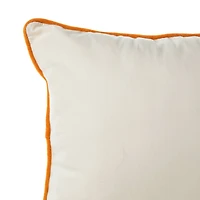 Glitzhome® 18" Fall Embroidered Pumpkin Pillow Cover