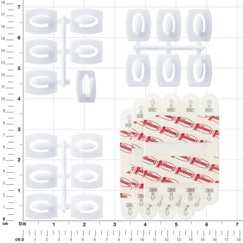 12 Packs: 18 ct. (216 total) Command™ White Mini Hooks