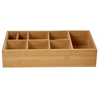 Kitchen Details 8-Compartment Bamboo Caddy
