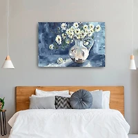 Sunshine And Daisies Landscape Canvas Giclee