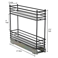 Household Essentials Glidez Narrow Cabinet Organizer