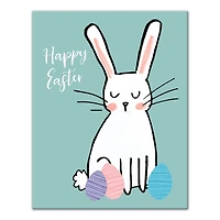 Happy Easter Eggs Canvas Art