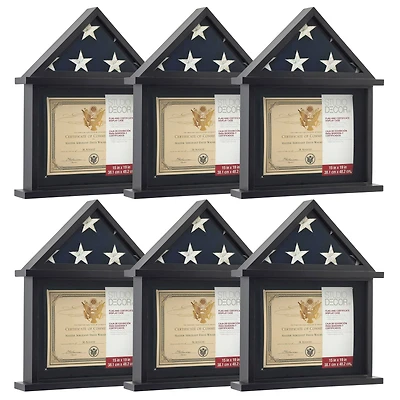 6 Pack: Flag & Certificate Display Case by Studio Décor®