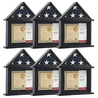 6 Pack: Flag & Certificate Display Case by Studio Décor®