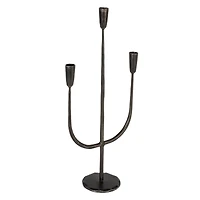 Hello Honey® 21.5" Black Metal Candelabra