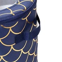 Honey Can Do Golden Scallop Round Dinnerware Storage Box Set