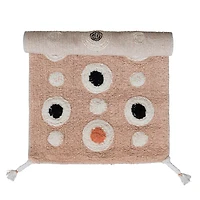 Hello Honey® Boho Cotton Tufted Circle Pattern Bath Mat with Tassels, 3ft. x 2ft.