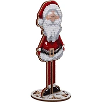 Wonderland Crafts Santa Clause Bead Embroidery on Wood Kit