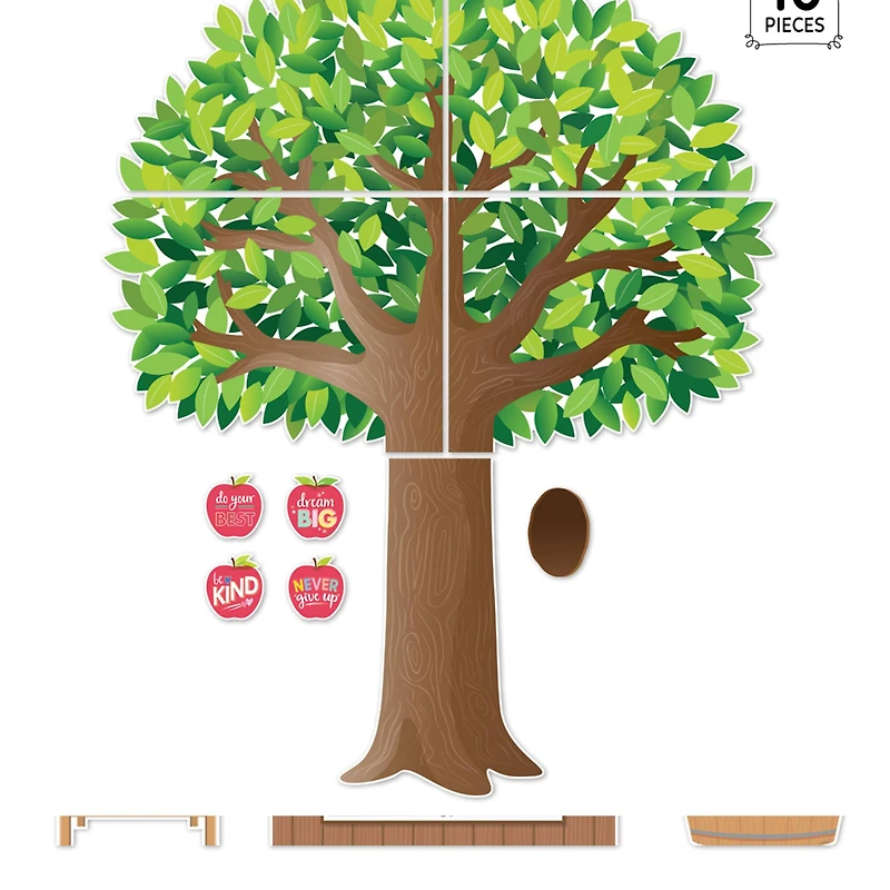 Creative Teaching Press® Apple Time Jumbo Tree Bulletin Board Set