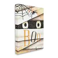 Stupell Industries Boo Creepy Eyes Peeking Canvas Wall Art