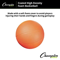 Champion Sports Size 3 Coated High Density Foam Basketball, 2ct.