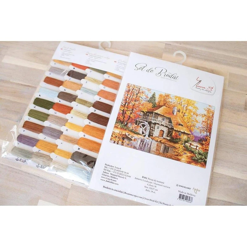 Luca-S Autumn Landscape Counted Cross Stitch Kit