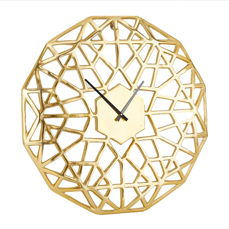 24" Contemporary Abstract Wall Clock