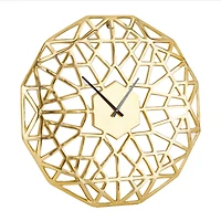 24" Contemporary Abstract Wall Clock