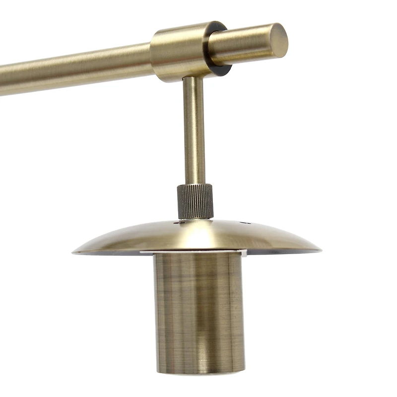 Lalia Home Studio Loft 21" White Globe Shade Table Lamp