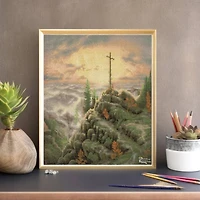 Diamond Dotz® Intermediate Level Thomas Kinkade Sunrise Diamond Painting Kit