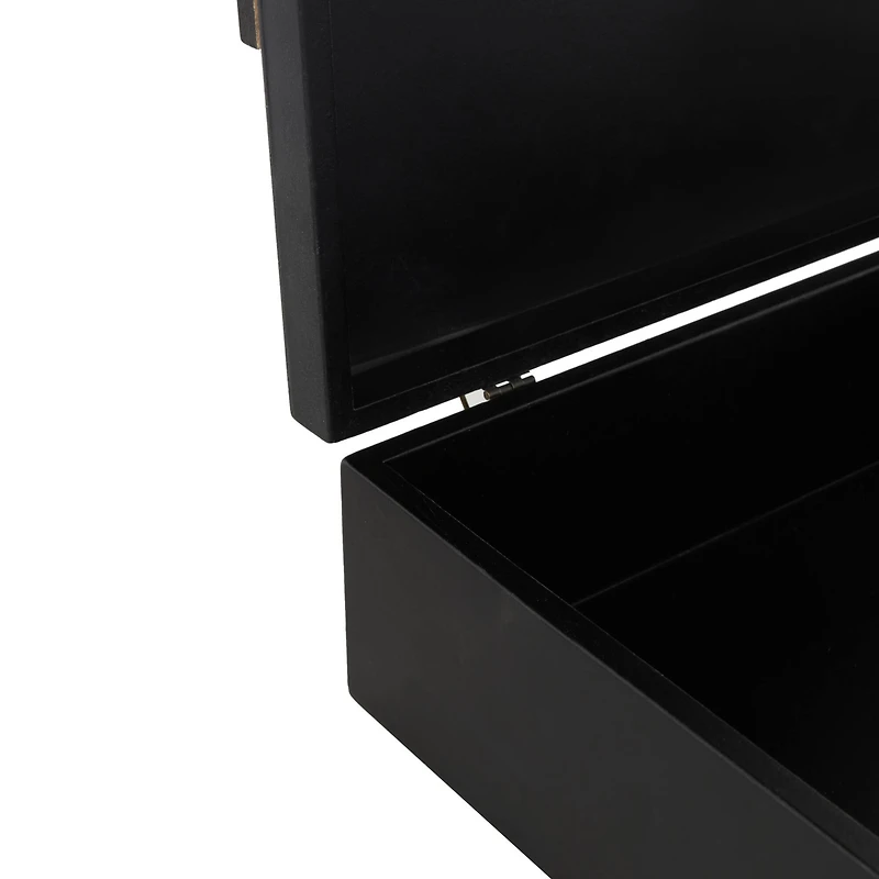 Black Wood Handmade Decorative Box Set