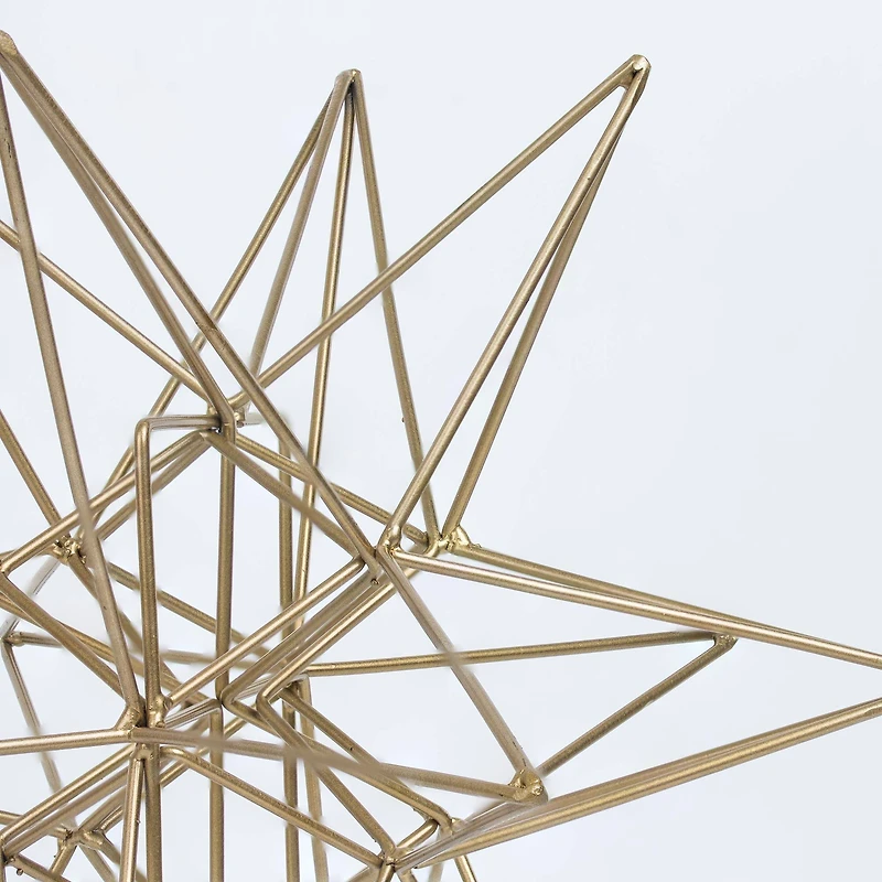 8.5" Gold Metal Star Figurine