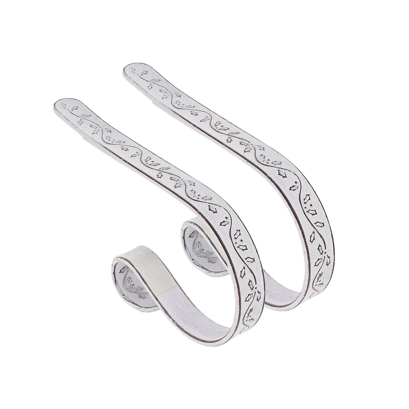Haute Decor MantleClip™ Holly Whitewashed Stocking Holders, 2ct.