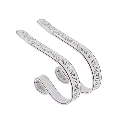 Haute Decor MantleClip™ Holly Whitewashed Stocking Holders, 2ct.
