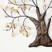 Brown & Green Metal Traditional Wall Décor