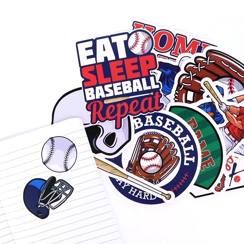 Baseball Vinyl Die Cut Stickers by Recollections™