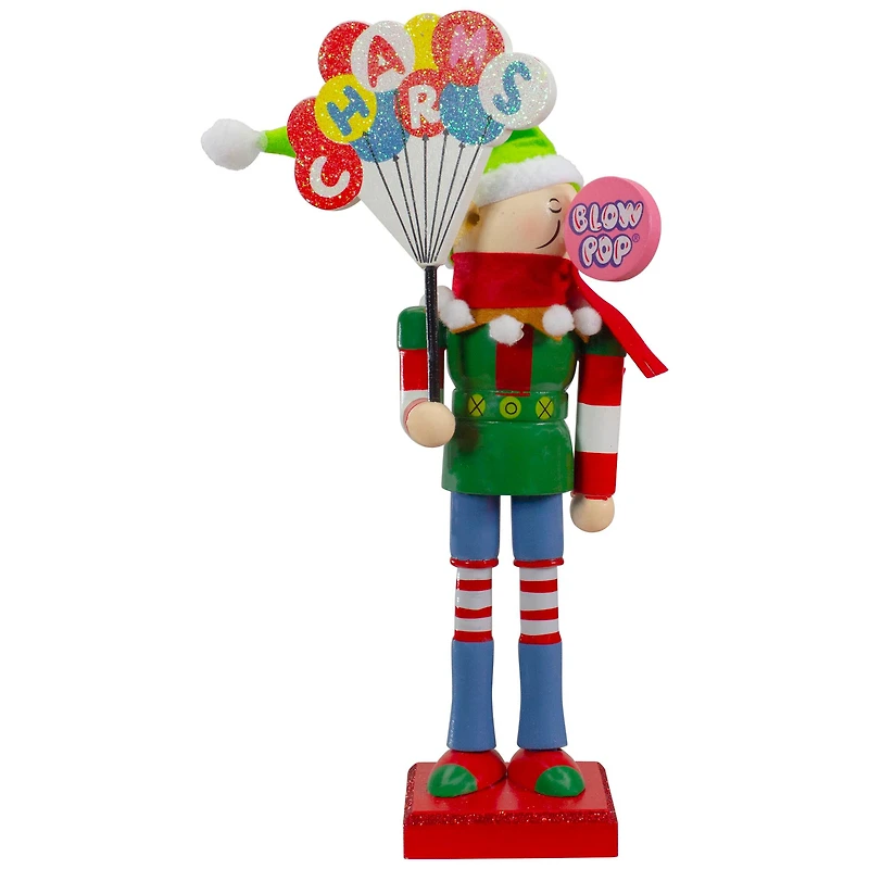 11" Tootsie Roll Charms Blow Pop Wooden Elf Figurine